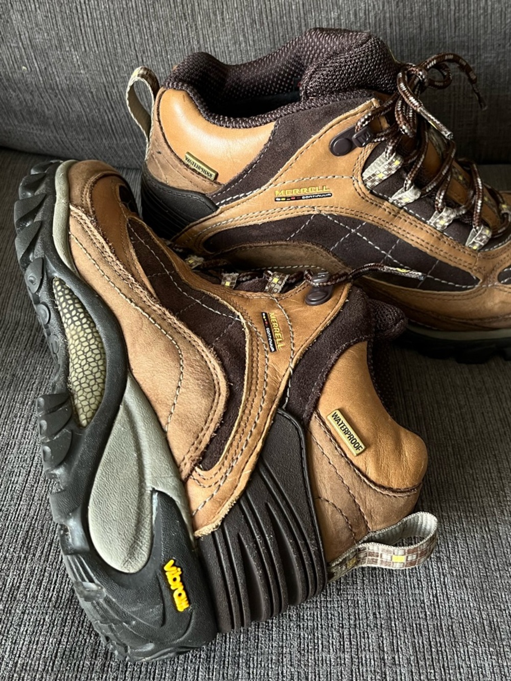 Merrell Siren Mid Thermo J16018 Brown Waterproof Winter Hiking Boots 8.5